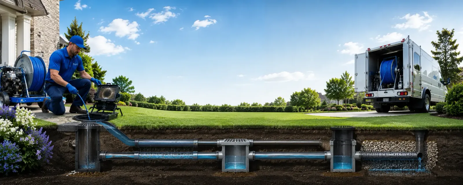Outdoor drain cleaning information for Gilbertville, MA